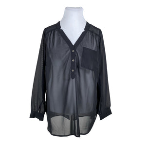 Unisex Zizzi - Blouse, size 46 - Black (1)
