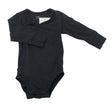 Unisex Lindex - Wrap bodysuit, size 56 - 62 - Black ()