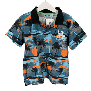 Unisex Molo Kids - Polo shirt, size 122 - 128 - Blue (1)