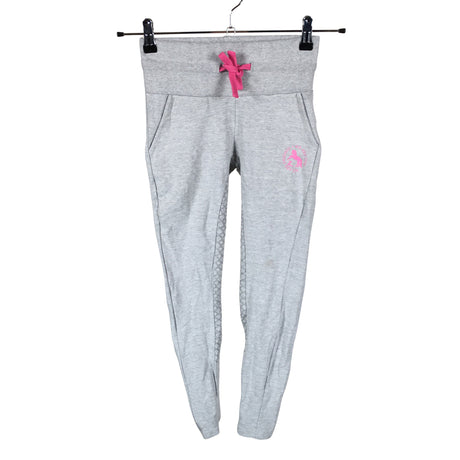 Unisex Horze - Tricot pants, size 158 - 164 - Gray ()