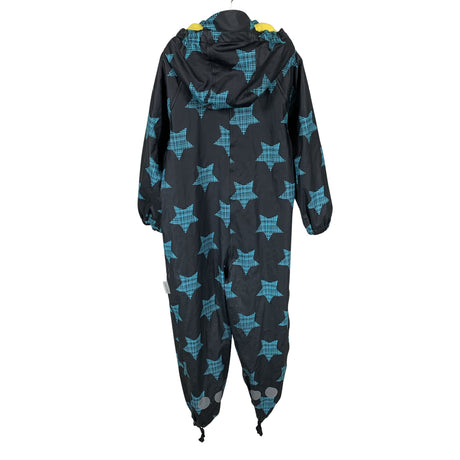 Unisex Jonathan - Rain overall, size 122 - 128 - Black (2)