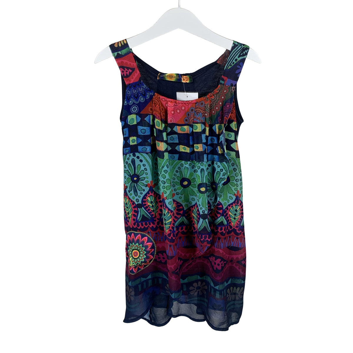 Unisex Desigual - Schiffon tunic, size 122 - 128 - Blue (1)