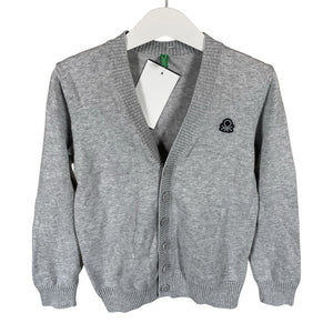 Unisex Benetton - Cardigan, size 116 - 122 - Gray (1)
