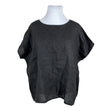 Unisex Bohemiana - Short-sleeved blouse, size 46 - Black ()