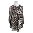 Unisex Gustav - Schiffon tunic, size 40 - Brown ()