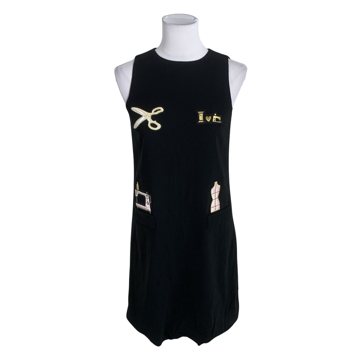 Unisex Moschino Cheap and Chic - Dress, size 36 - Black (1)
