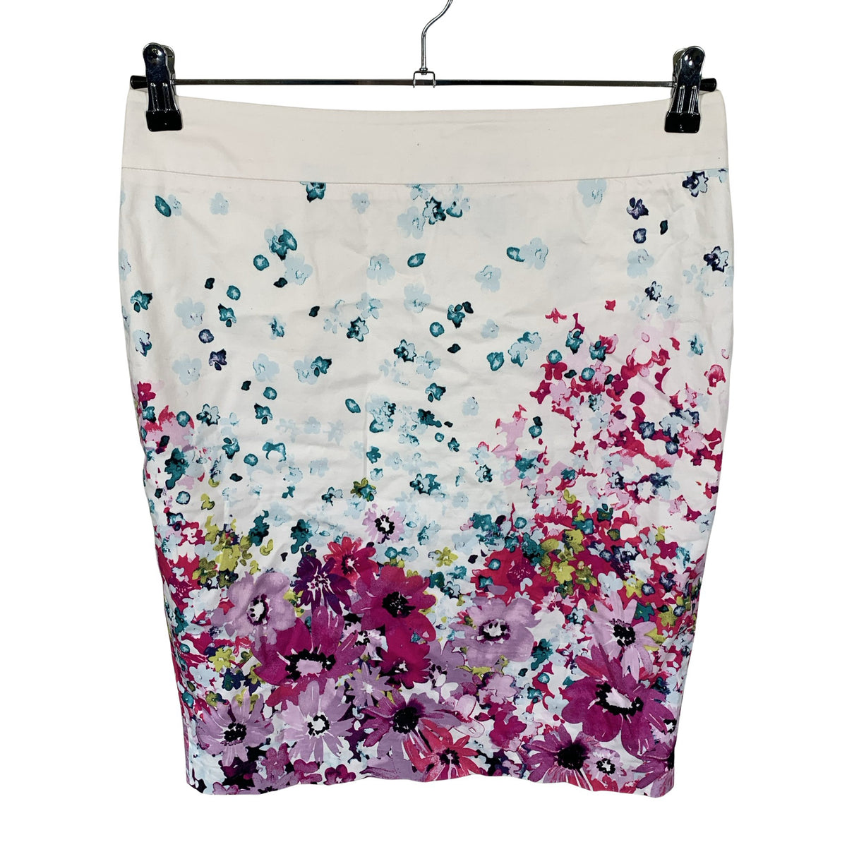 Unisex Ann Taylor - Fabric skirt, size 40 - White (1)