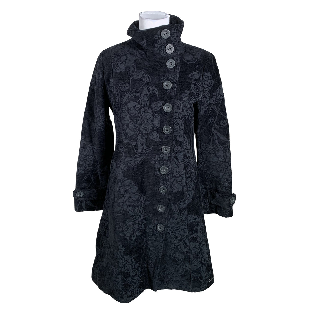 Unisex Desigual - Trench coat, size 38 - Black (1)