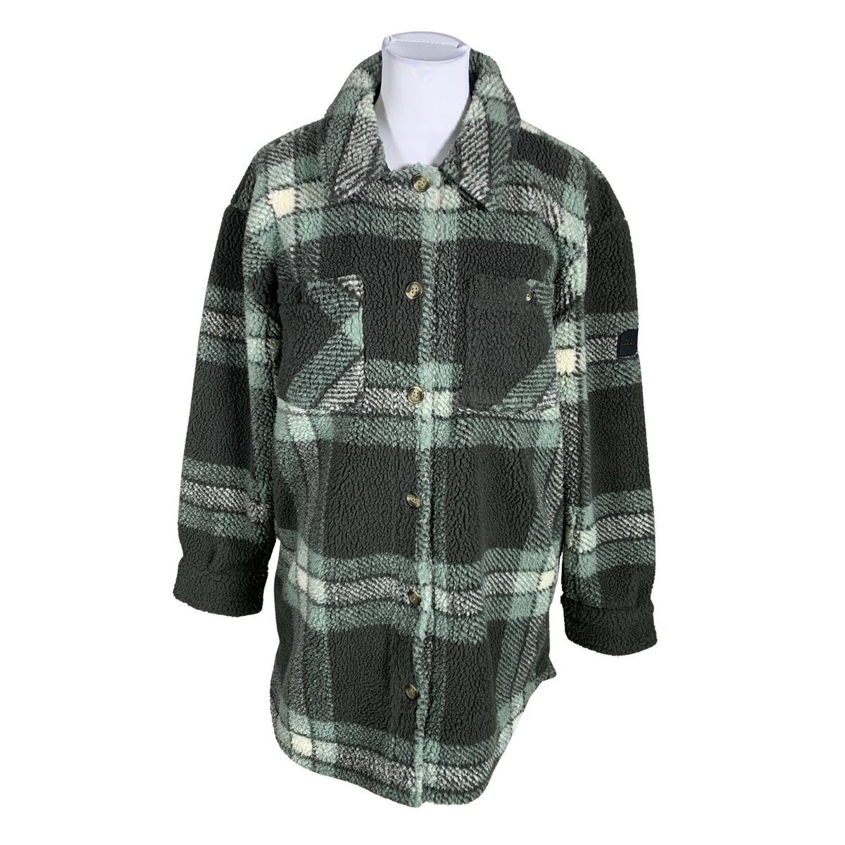 Unisex O'Neill - Faux fur coat, size 40 - Green (1)