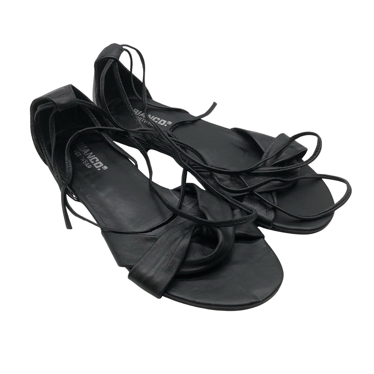 Unisex Bianco - Sandals, size 37 - Black (2)