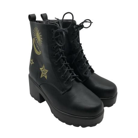 Unisex K.O.I. - Ankle boots, size 38 - Black (2)