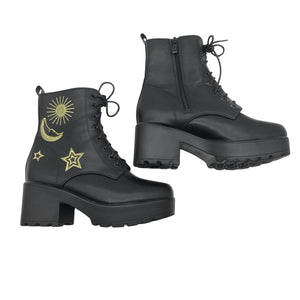 Unisex K.O.I. - Ankle boots, size 38 - Black (1)