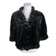 Unisex Sentinelle - Faux fur coat, size 38 - Black ()