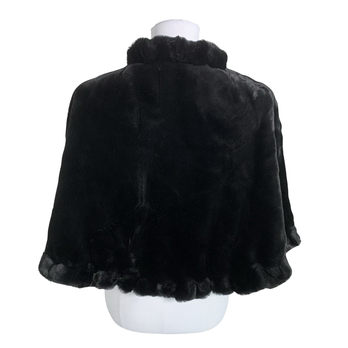 Unisex Sentinelle - Faux fur coat, size 38 - Black (2)
