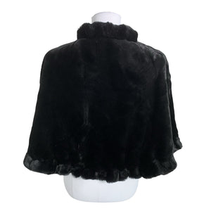 Unisex Sentinelle - Faux fur coat, size 38 - Black (2)