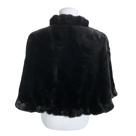 Unisex Sentinelle - Faux fur coat, size 38 - Black (2)
