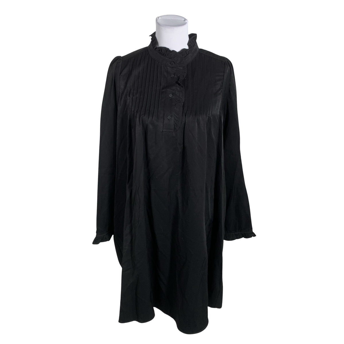 Unisex Culture - Schiffon dress, size 40 - Black (1)