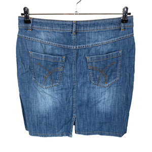 Unisex Your Face - Denim skirt, size 40 - Blue (2)