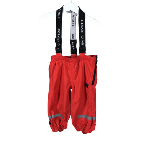 Unisex Polarn O. Pyret - Spring/Fall pants, size 80 - 86 - Red ()