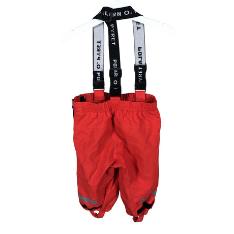 Unisex Polarn O. Pyret - Spring/Fall pants, size 80 - 86 - Red (2)