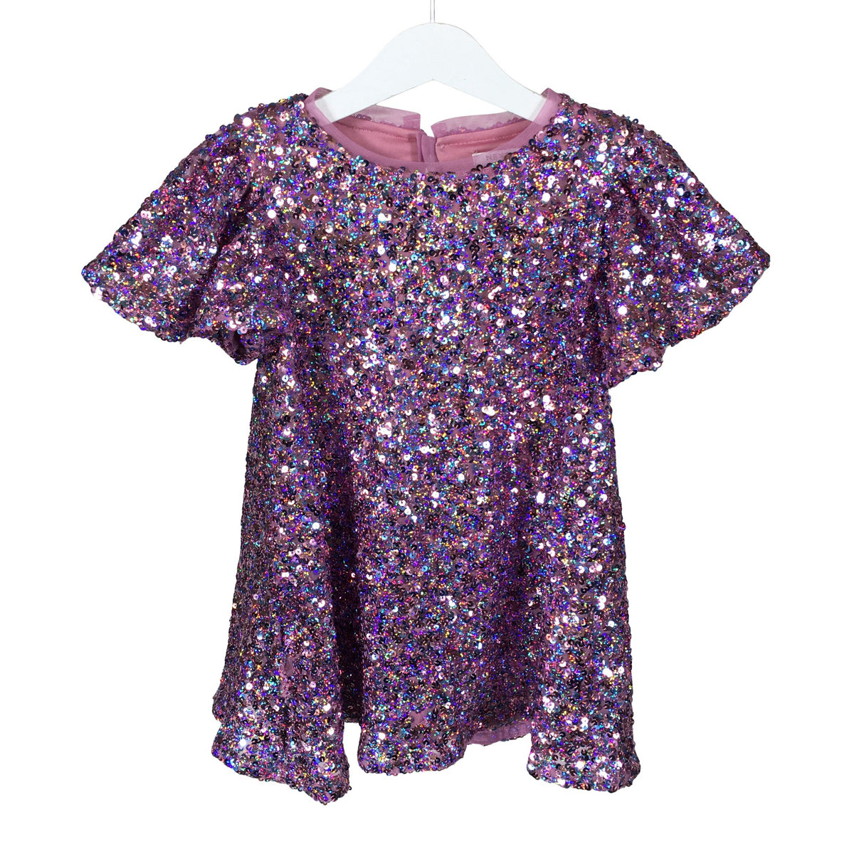 Unisex Next - Party dress, size 92 - 98 - Violet (1)
