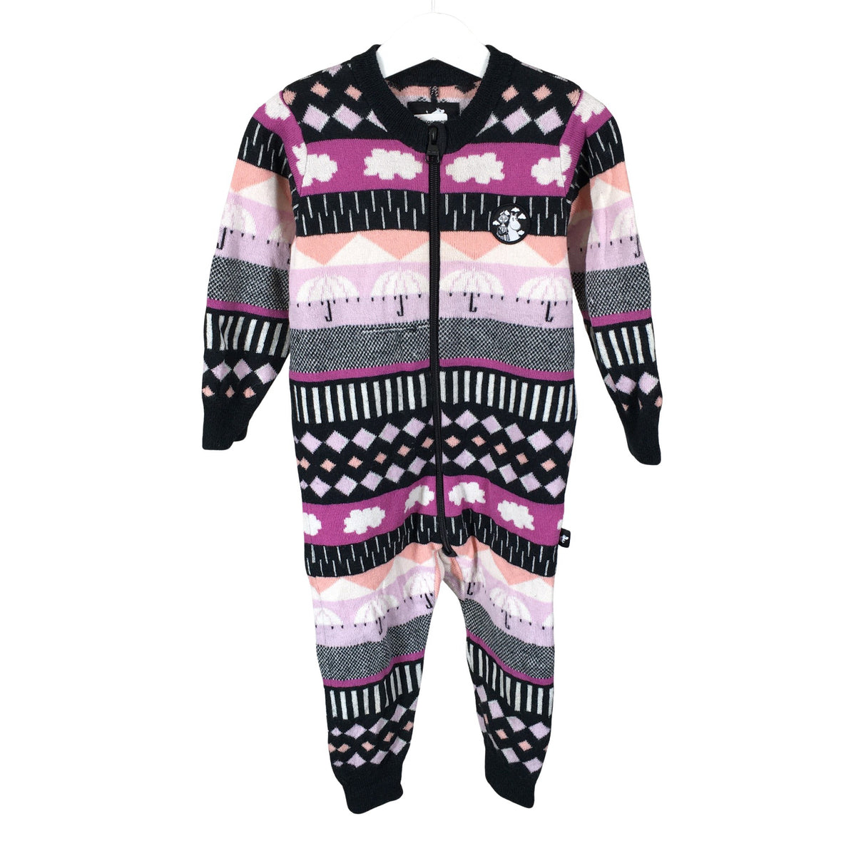Unisex Reima - Wool overall, size 80 - 86 - Violet (1)