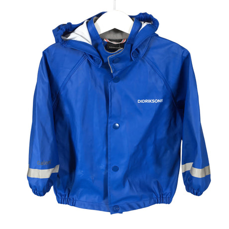 Unisex Didriksons - Rain jacket, size 86 - 92 - Blue ()
