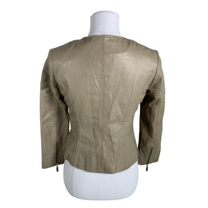 Unisex Andiata - Leather jacket, size 38 - Beige (2)