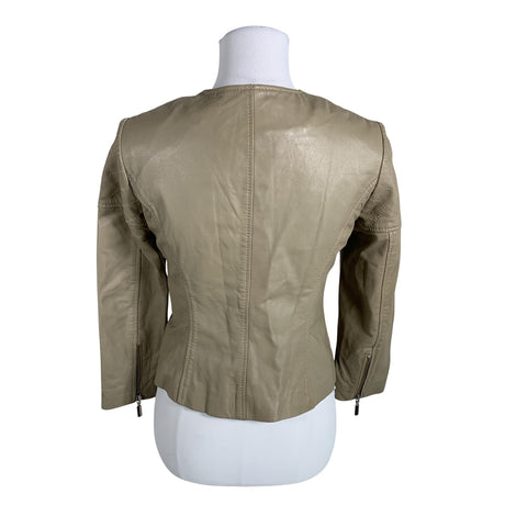 Unisex Andiata - Leather jacket, size 38 - Beige (2)