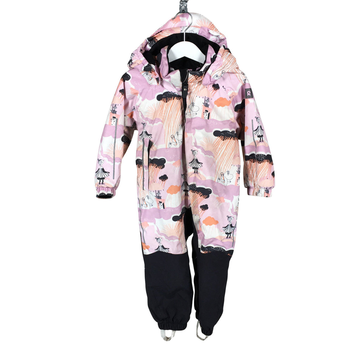 Unisex Reima - Winter overall, size 80 - 86 - Light pink (1)
