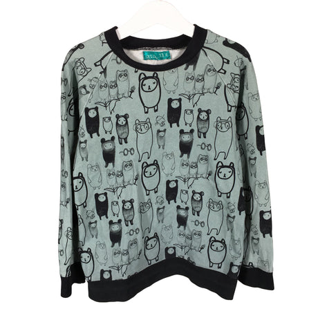 Unisex Handmade - Sweatshirt, size 128 - 134 - Green ()