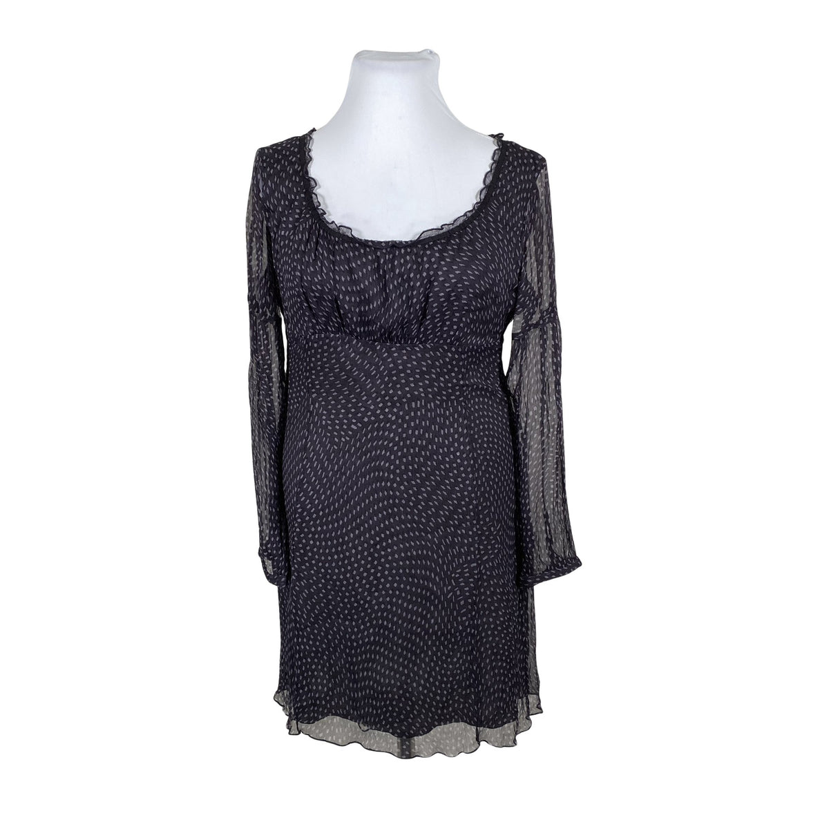 Unisex Marc O'Polo - Schiffon dress, size 42 - Black (1)