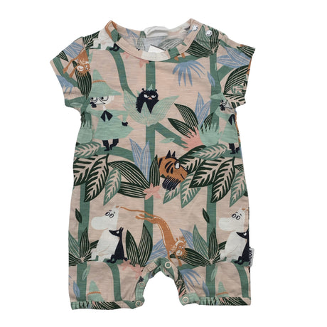 Unisex Moomin by Martinex - Short overalls, size 62 - 68 - Light pink ()