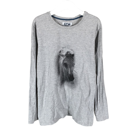 Unisex CRW - Tricot shirt, size 158 - 164 - Gray ()