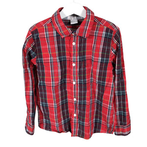 Unisex Lindex - Collared shirt, size 122 - 128 - Red (1)