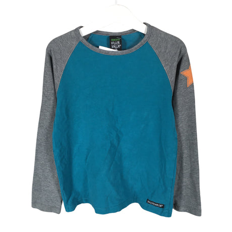 Unisex Villervalla - Tricot shirt, size 122 - 128 - Blue ()