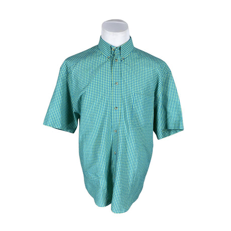 Unisex Ewald - Collared shirt, size L - Green ()