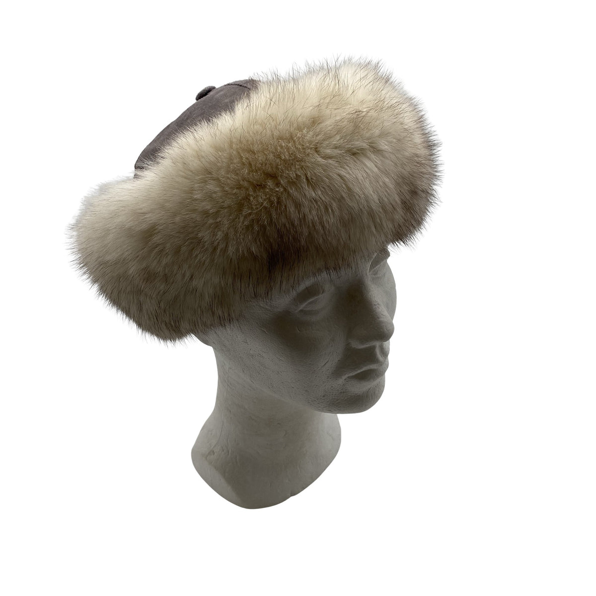 Unisex Handmade - Winter hat, size 52 - 54 cm - Gray (1)