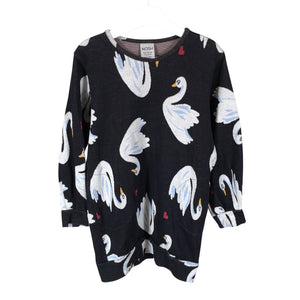 Unisex NOSH - Tricot dress, size 122 - 128 - Black (1)