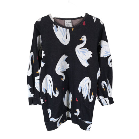 Unisex NOSH - Tricot dress, size 122 - 128 - Black ()