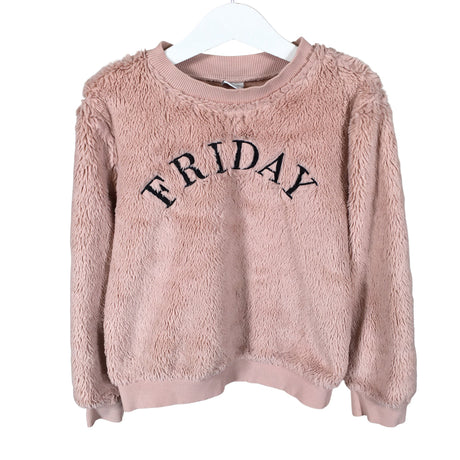 Unisex Lindex - Fleece shirt, size 122 - 128 - Light pink ()