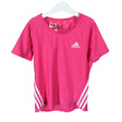 Unisex Adidas - Sports shirt, short sleeve, size 146 - 152 - Pink ()
