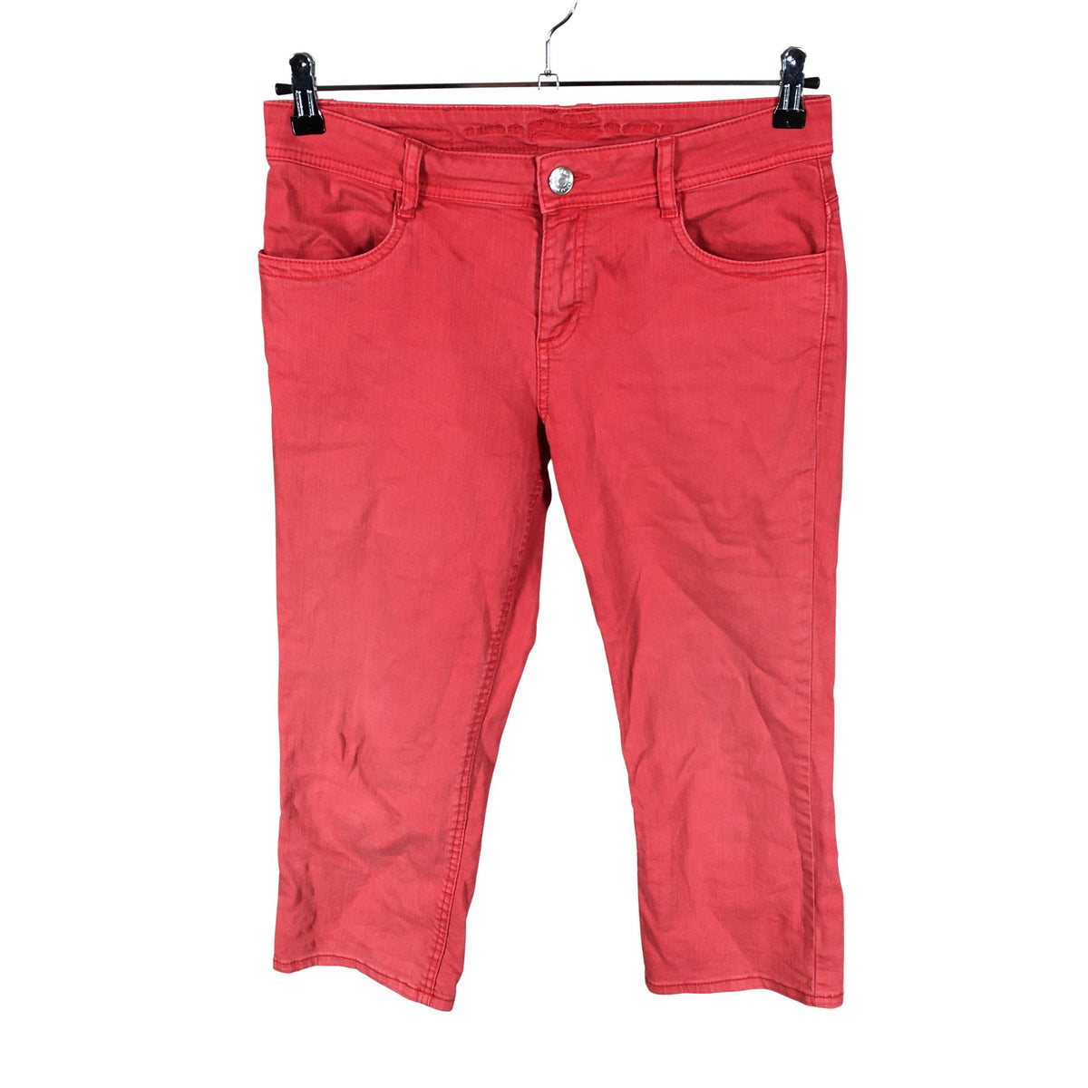 Unisex s.Oliver - Capri jeans, size 38 - Red (1)