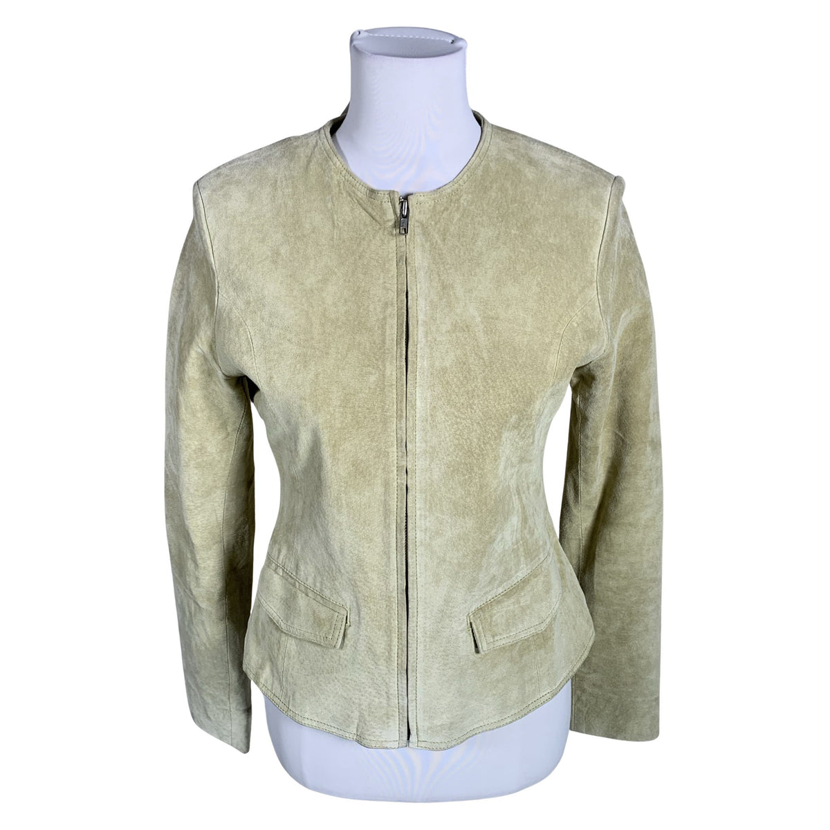 Unisex Emanuela - Leather jacket, size 36 - Green (1)