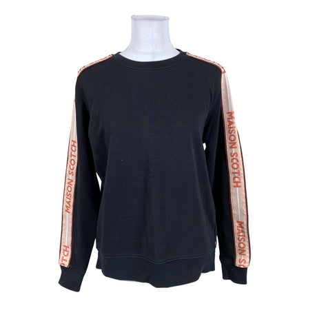 Unisex Scotch&Soda - Sweatshirt, size 40 - Black ()