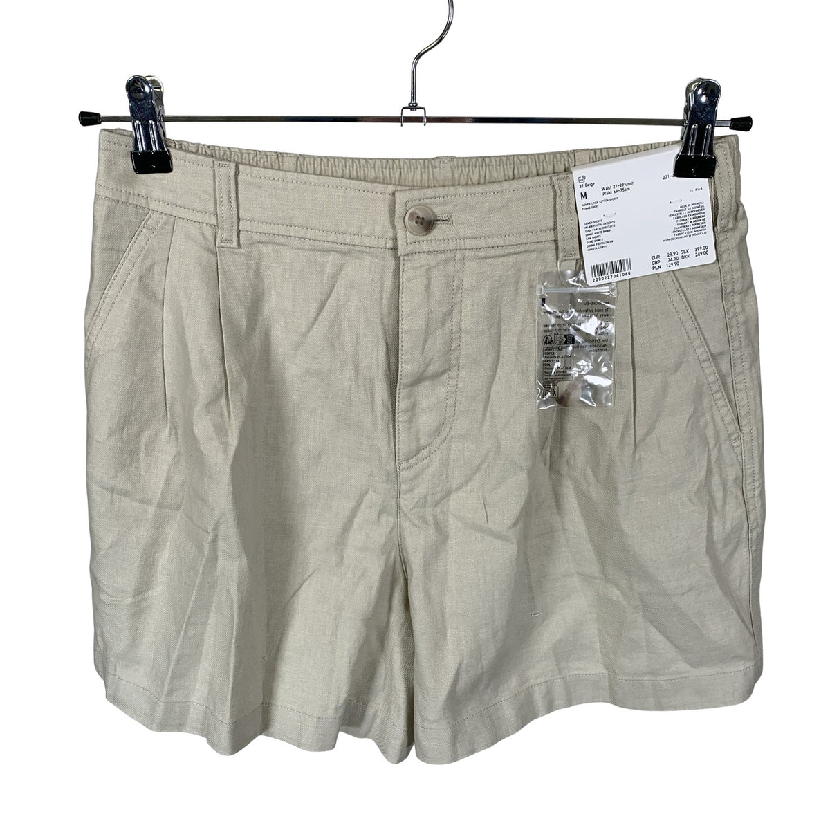 Unisex Uniqlo - Shorts, size 38 - Beige (1)