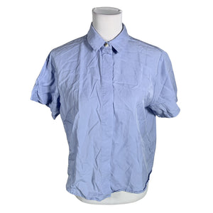 Unisex Samsoe&Samsoe - Short-sleeved blouse, size 36 - Light blue (1)