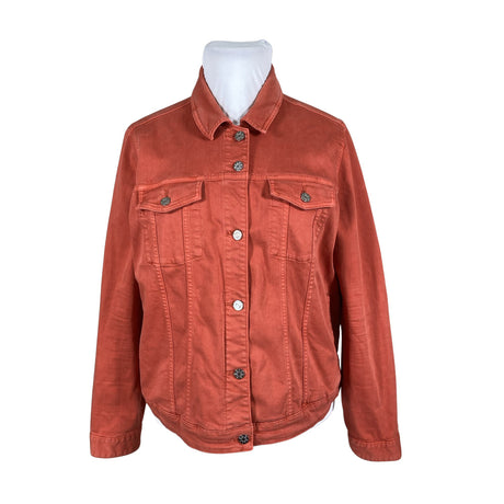 Unisex s.Oliver - Denim jacket, size 46 - Orange ()