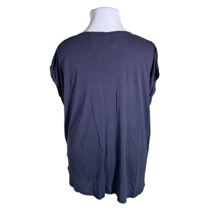 Unisex Lindex - Short-sleeved blouse, size 44 - Blue (2)