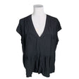 Unisex Nevereven - Short-sleeved blouse, size 40 - Black ()